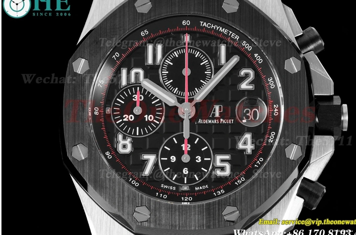 42mm Oak Black Royal Offshore A3126 LE Black SS JJF Num 0207